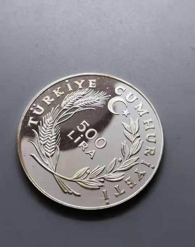 土耳其1979年国际儿童年500里拉银币