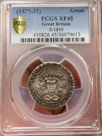 英国打制币亨利六世格罗特（4便士）银币