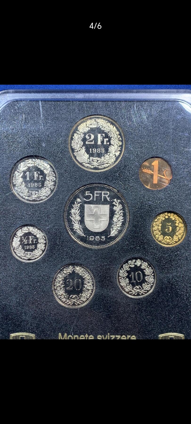 【已送拍】瑞士1985年精制套币 2026/2/19