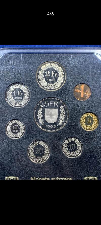 【已送拍】瑞士1985年精制套币 2026/2/19