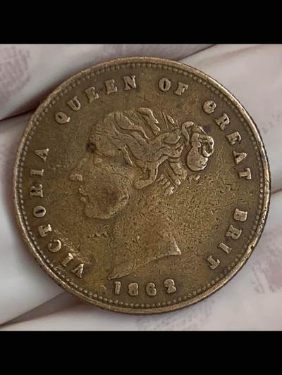 英国1862年“去汉诺威”讽刺代币