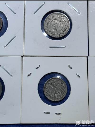 六枚一组 奥匈帝国赫勒和德二芬尼辅币各3枚 2026/2/19