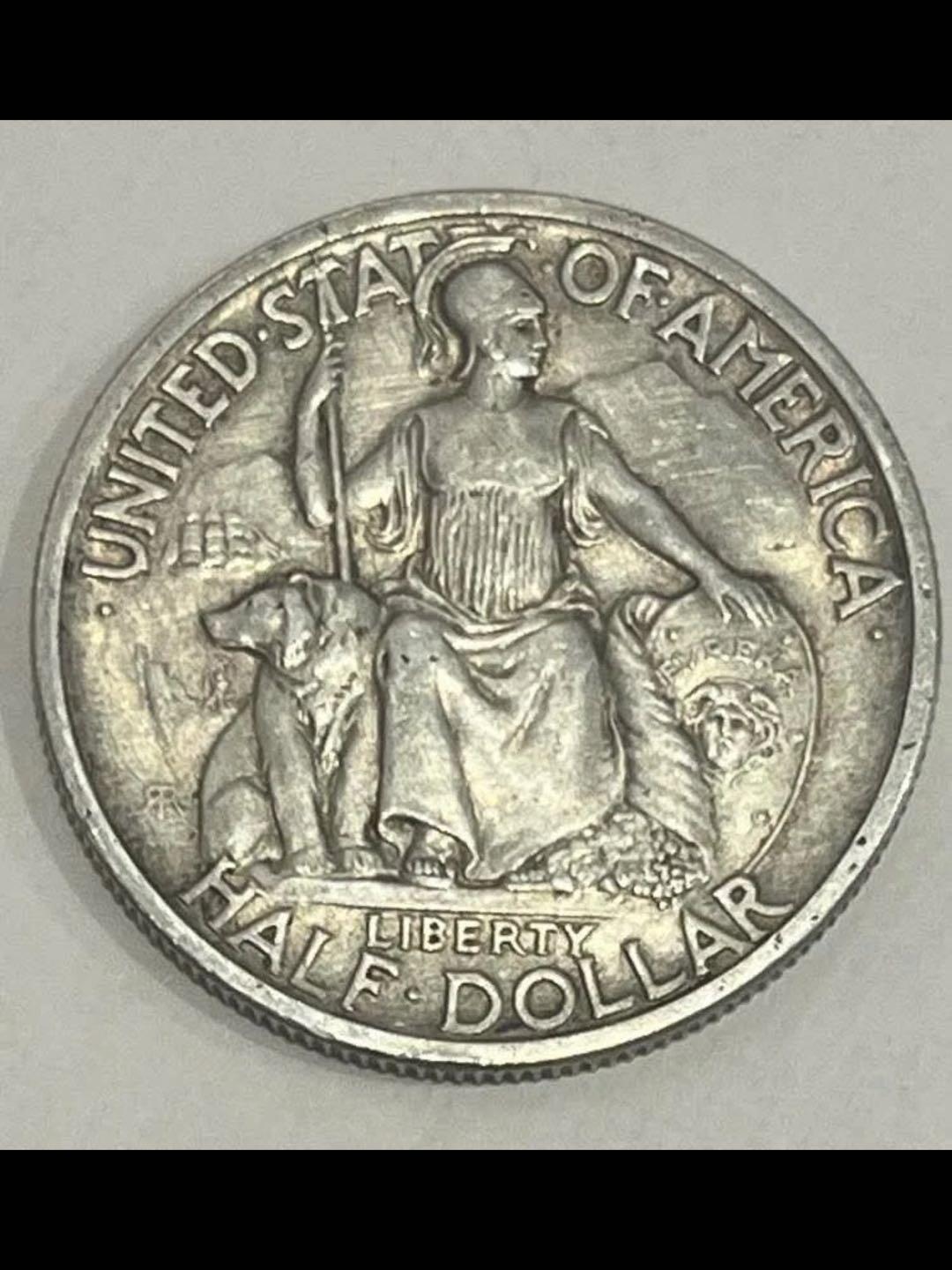 1936年D版美国加州博览会纪念银币