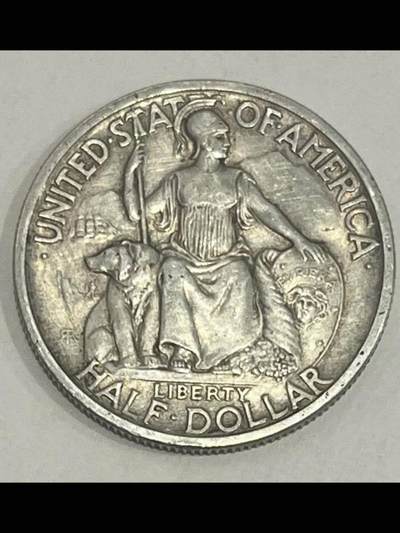 1936年D版美国加州博览会纪念银币