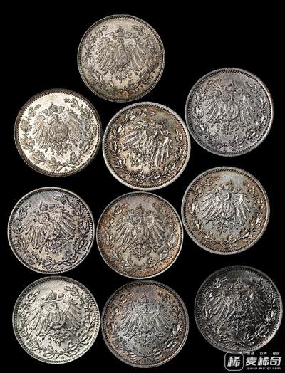 德国银币10枚，900银 202/2/20