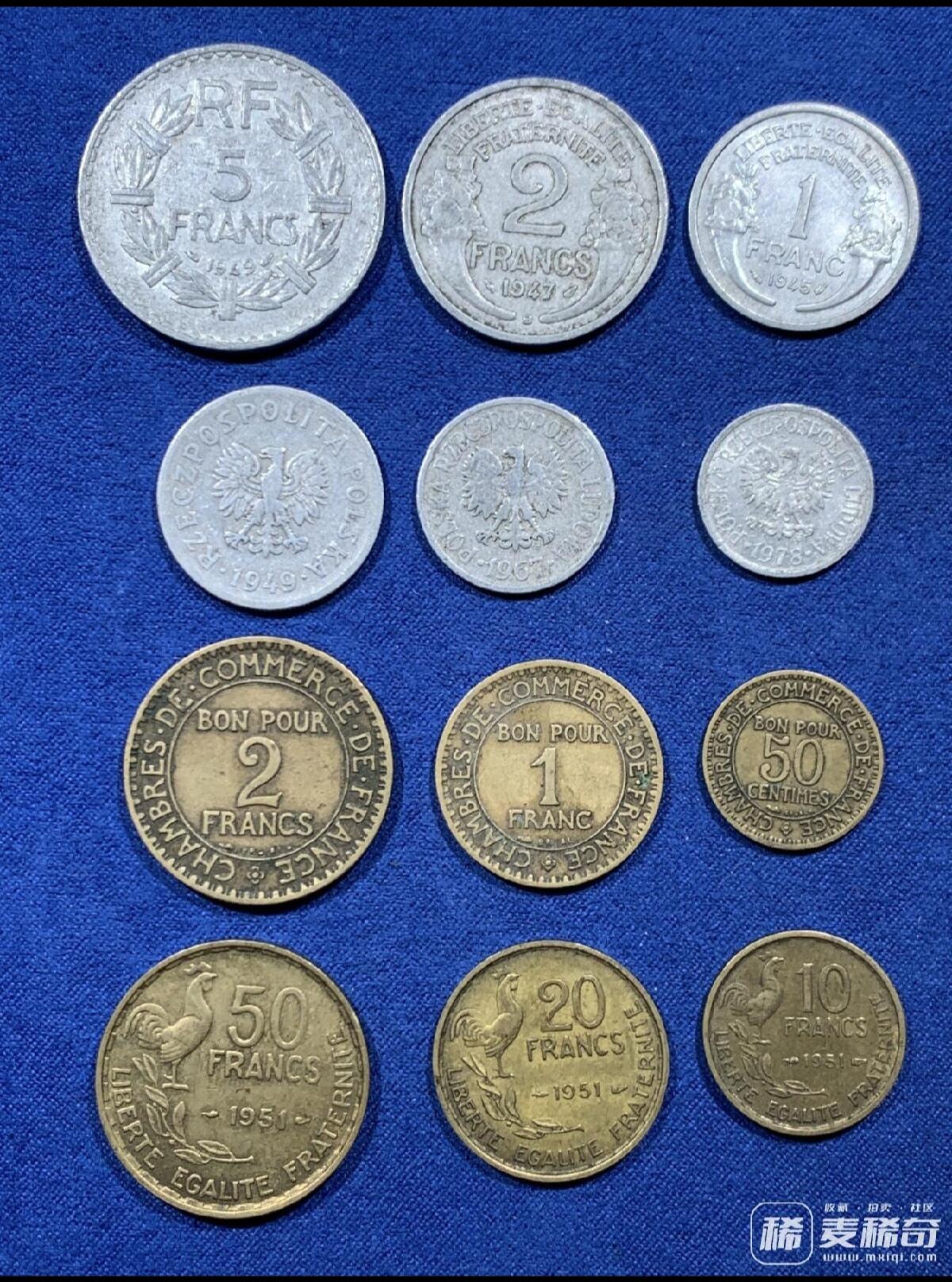 各国硬币12枚 2026/2/20