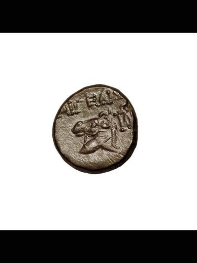 古希腊财神提喀铜币