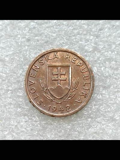 德占斯洛伐克1942年10赫勒铜币