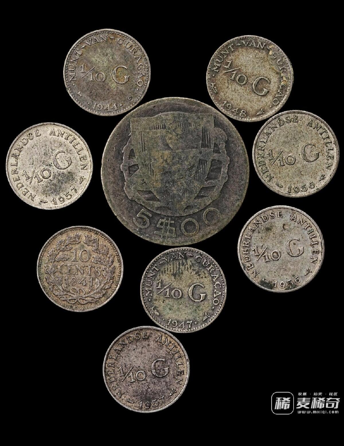 葡萄牙，荷属银币一组 2026/2/21