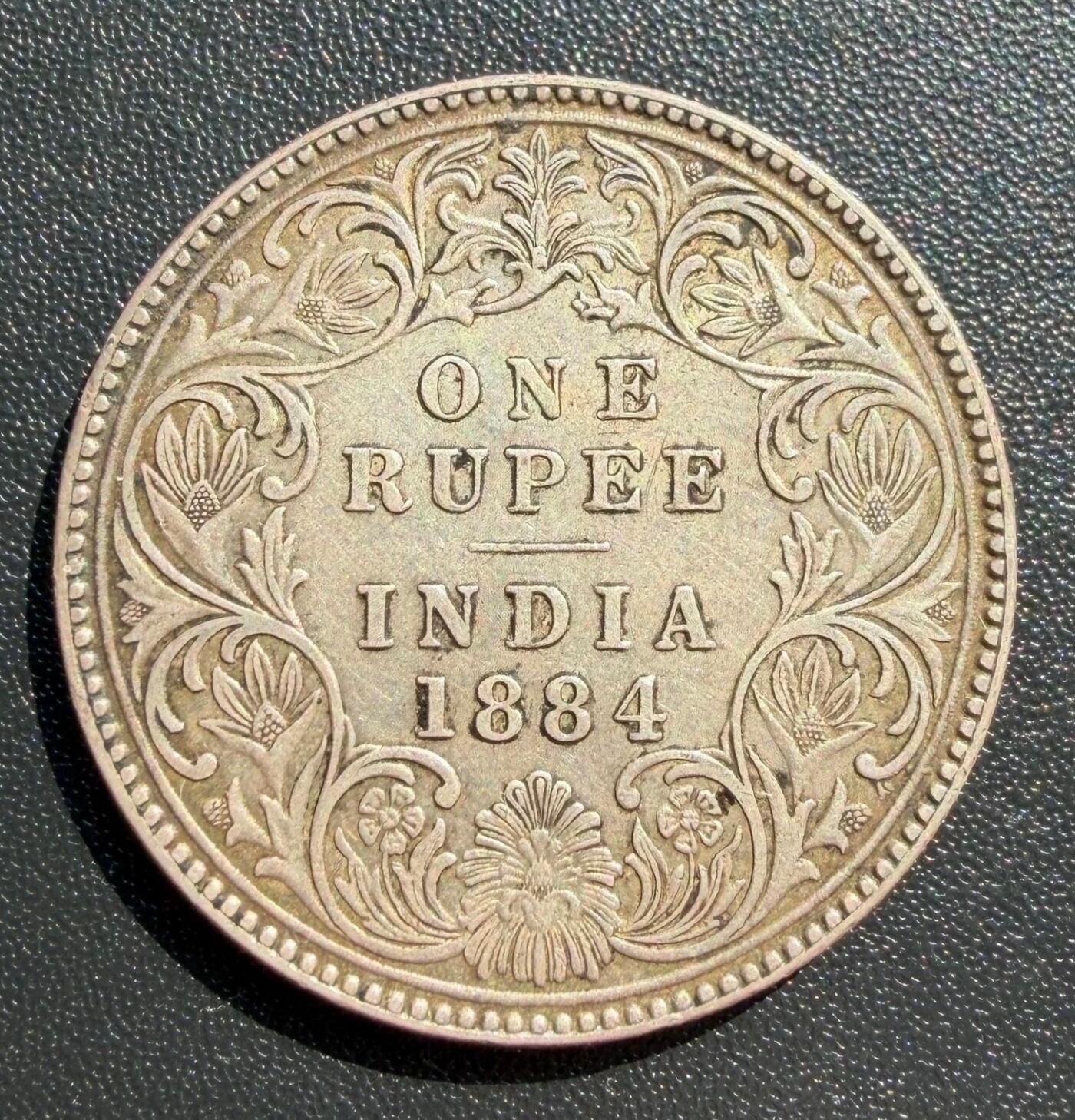 英属印度时期的维多利亚女皇1卢比银币