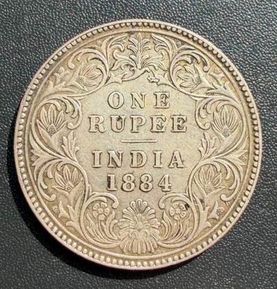 英属印度时期的维多利亚女皇1卢比银币