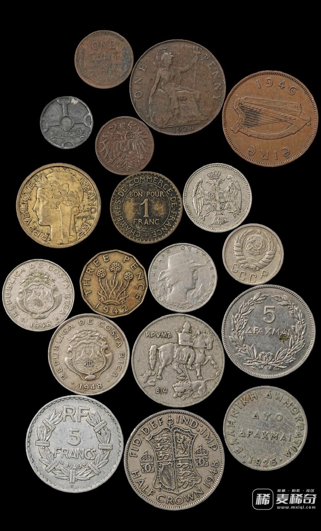 世界硬币一组，2026/2/22