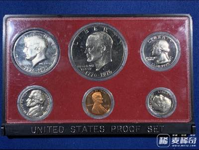 美国1976年官方清年精制套币 含艾克大一元精制币！2026/2/22