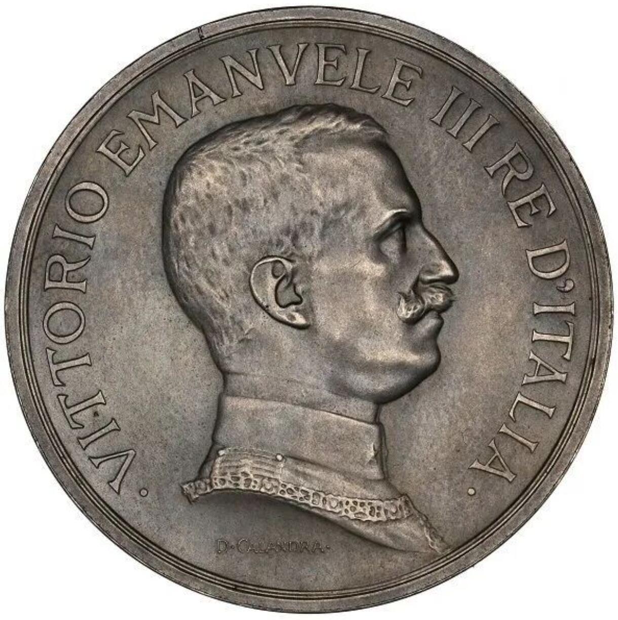 意大利王国1913年5里拉银币的试铸样币