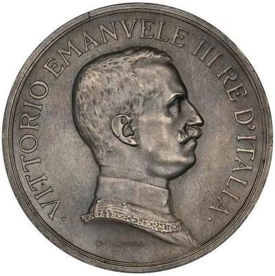 意大利王国1913年5里拉银币的试铸样币