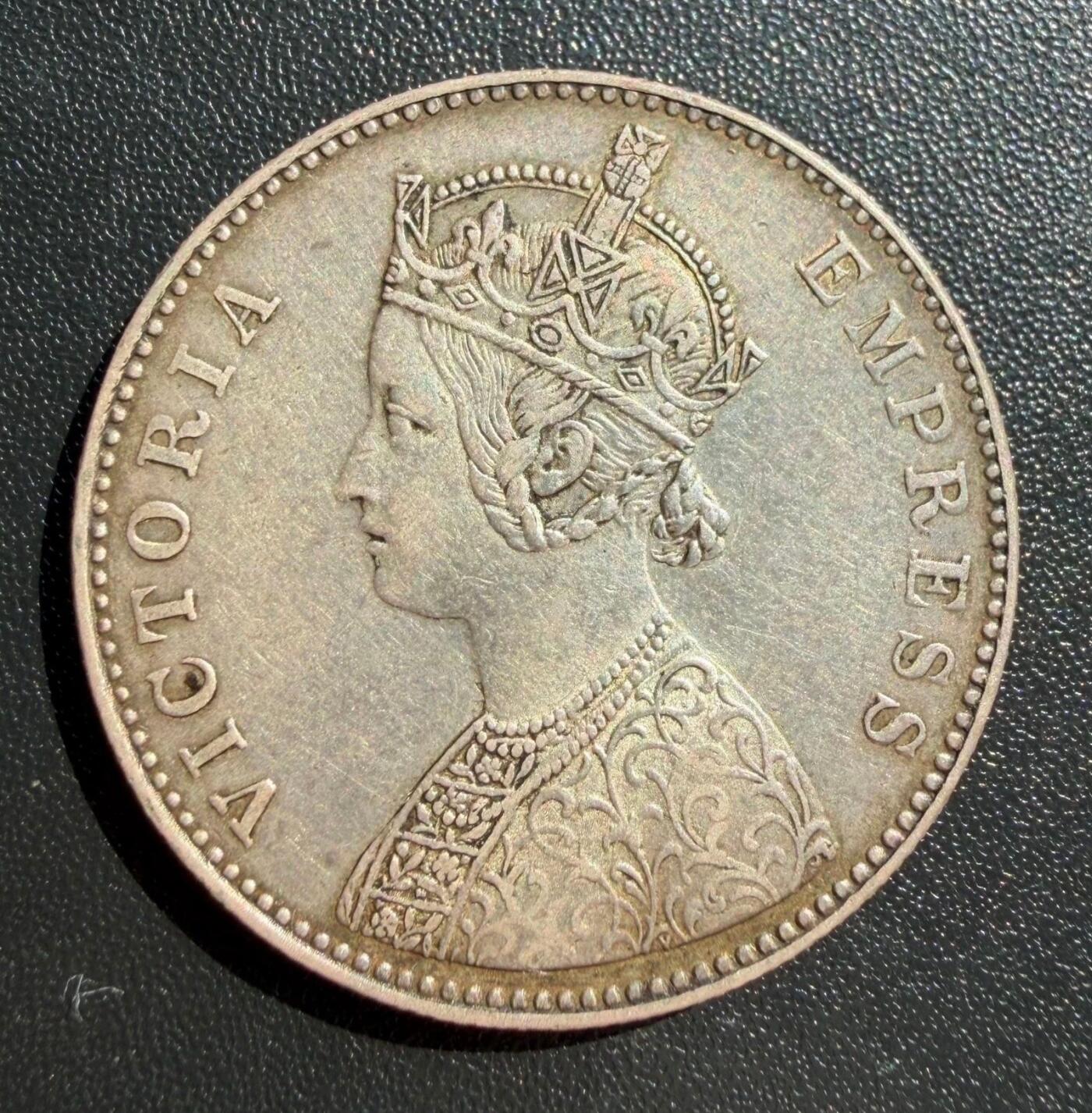 英属印度时期的维多利亚女皇1卢比银币