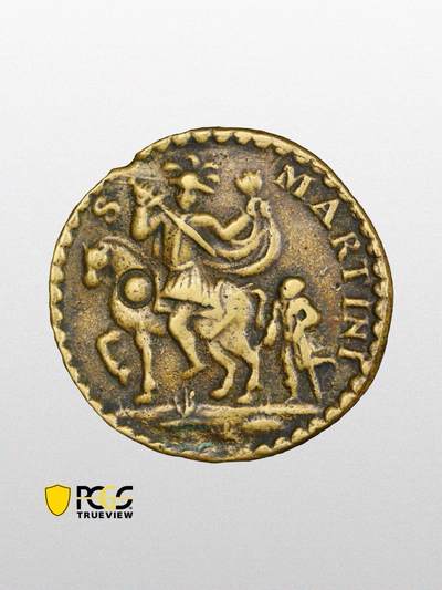 1773年荷兰圣马丁黄铜代币