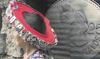 危地马拉25分硬币里的玛雅文明密码