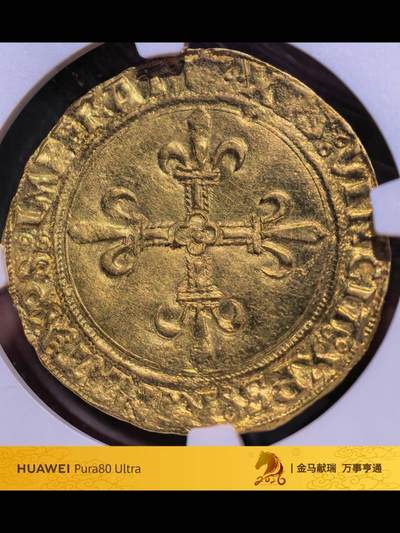 法国多菲内打制金币太阳埃居—金海豚