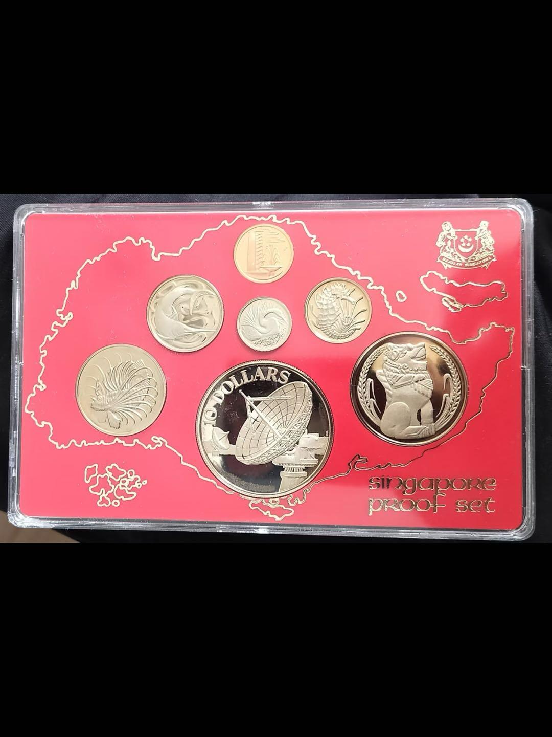 新加坡1980年全套精制硬币