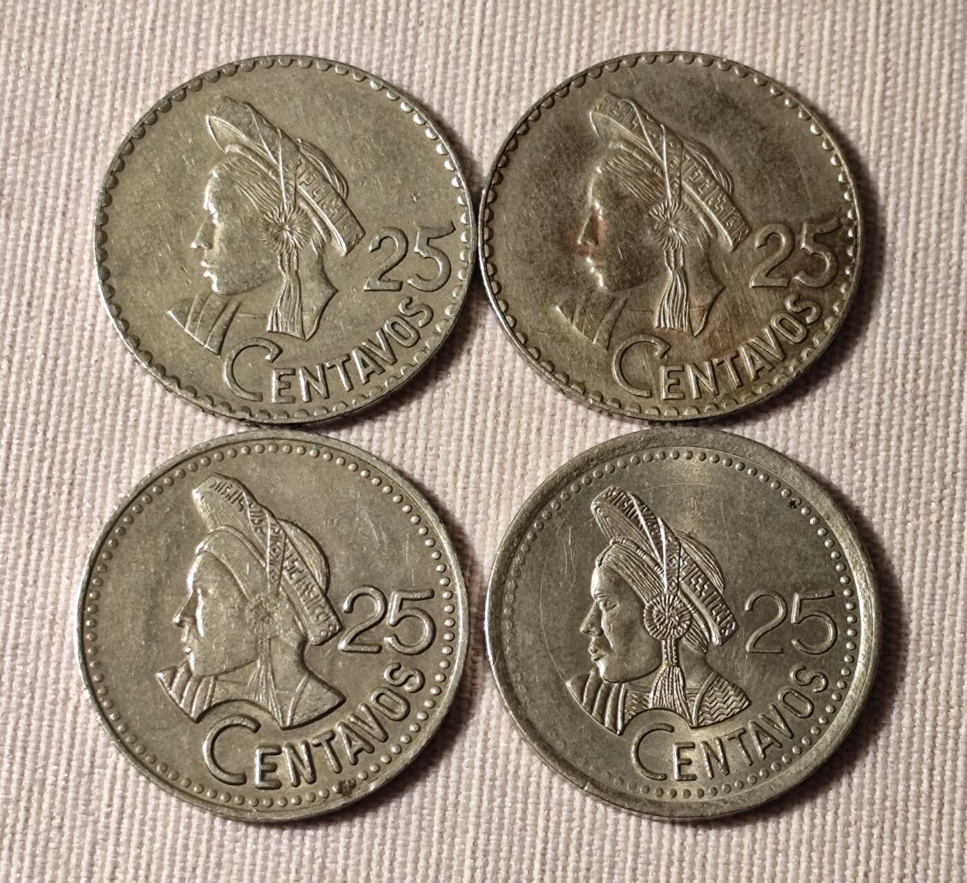 危地马拉25分硬币里的玛雅文明密码