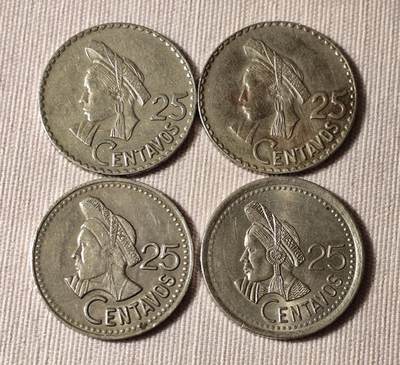 危地马拉25分硬币里的玛雅文明密码