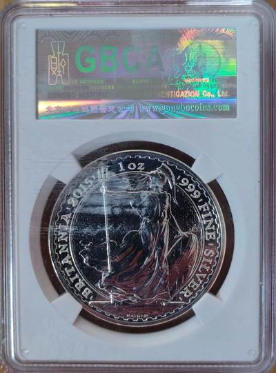 2015年英国不列颠女神1盎司投资银币