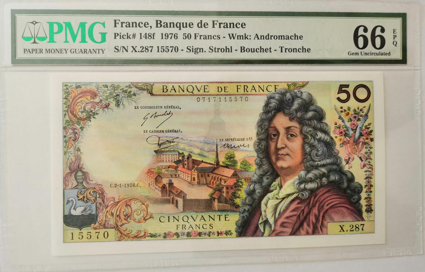 法国法郎纸币倒三版