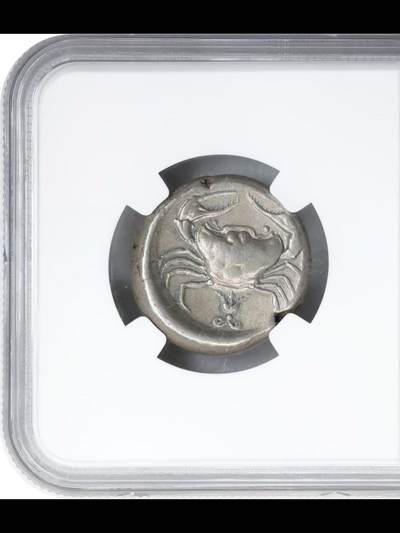 古希腊阿克拉加斯城螃蟹银币