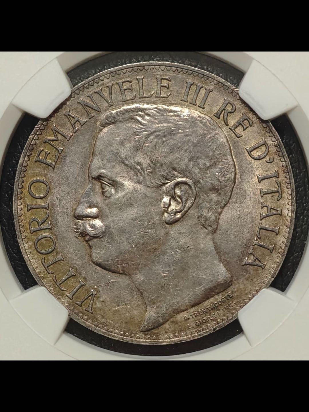 意大利建国5里拉大银币