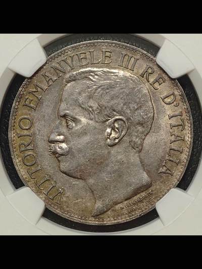 意大利建国5里拉大银币