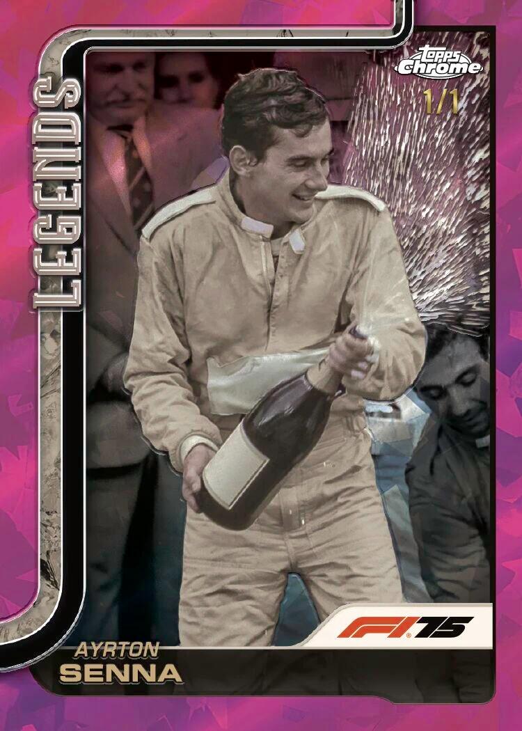 2025 Topps Chrome F1蓝宝石收藏卡