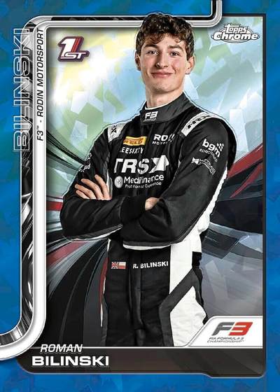 2025 Topps Chrome F1蓝宝石收藏卡