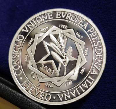 2003年意大利10欧元精制纪念银币