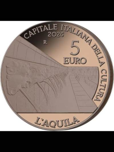 意大利文化之都系列“拉奎尔”—2026意大利铜币