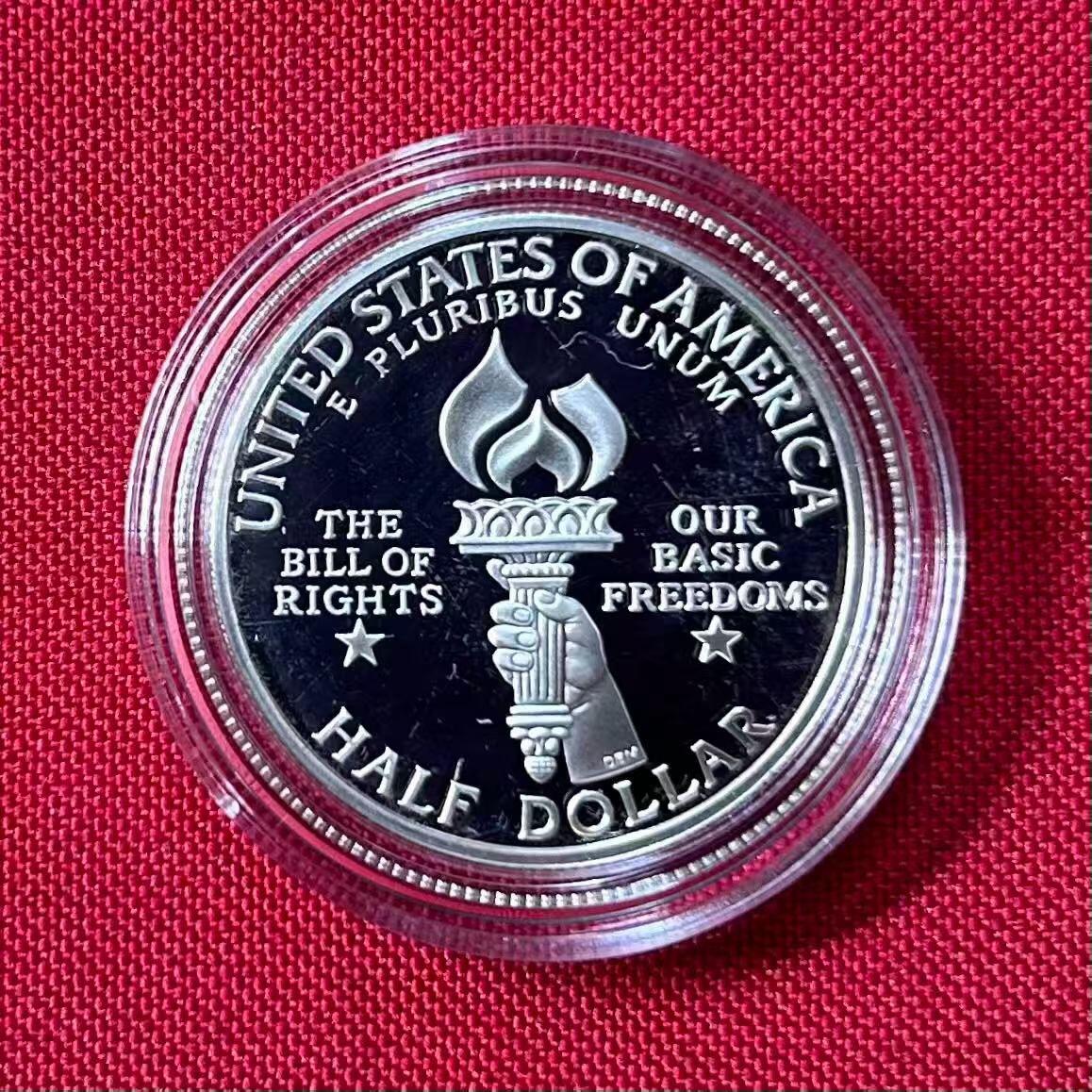 1993年美国发行的《权利法案》纪念三枚精制套币