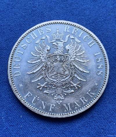【美】1888普鲁士三皇5马克