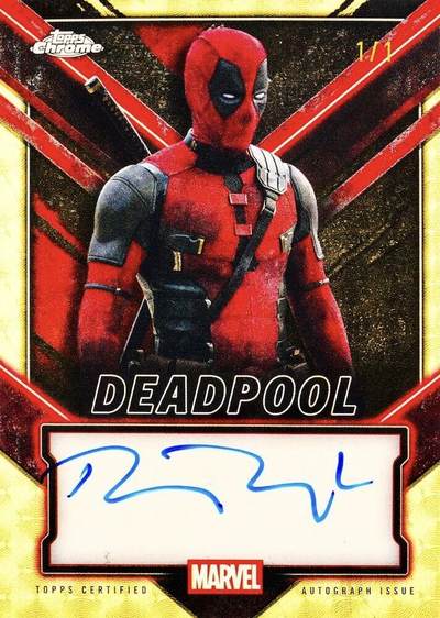 2025 Topps Chrome系列死侍收藏卡