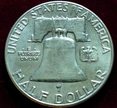 1963年的富兰克林半美元银币