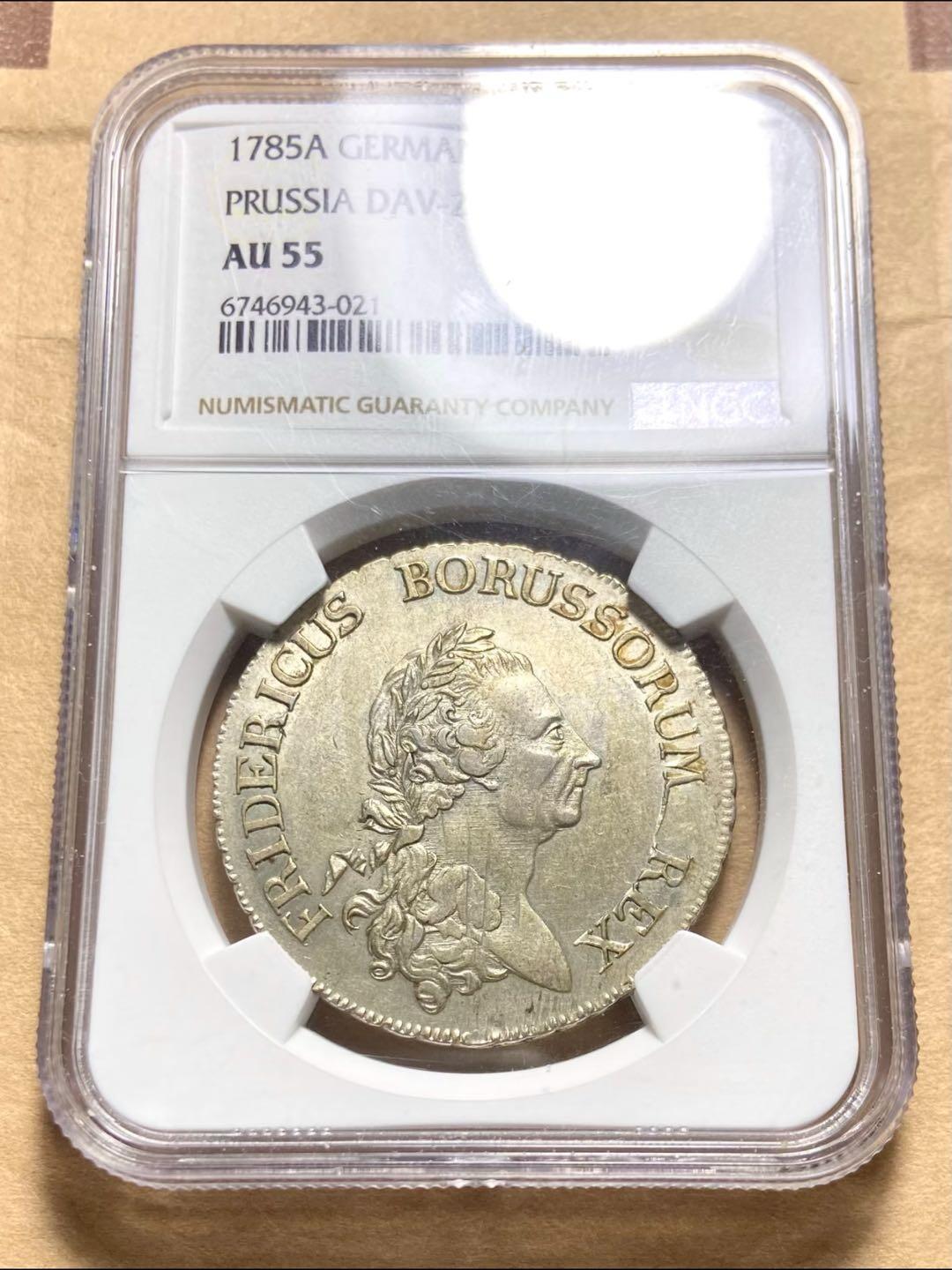 德国1785年腓特烈大帝鹰炮1泰勒银币