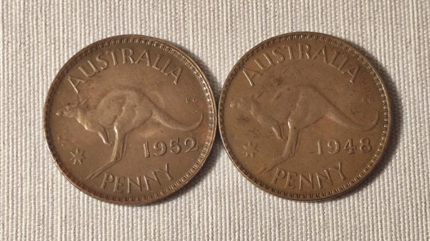 澳大利亚乔治六世1便士硬币