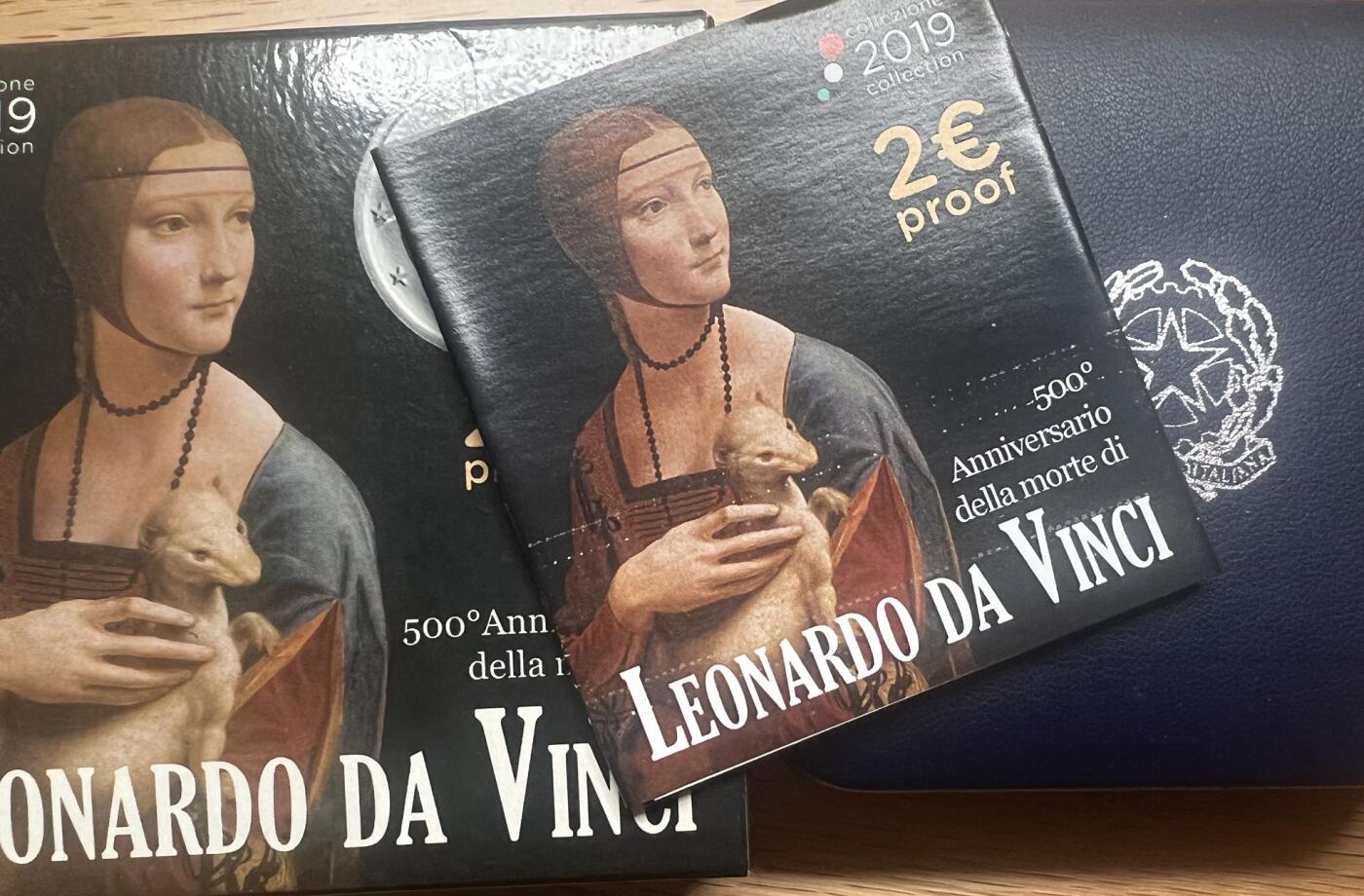 【意大利】达芬奇500周年2欧精制币