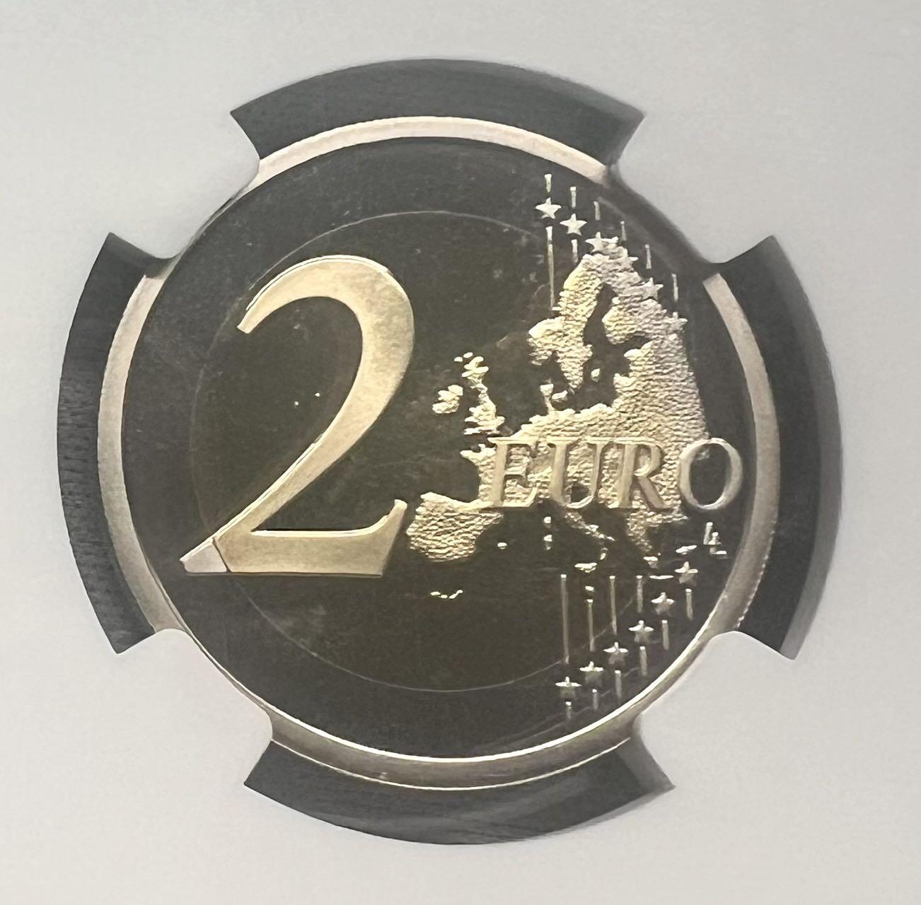 【意大利】达芬奇500周年2欧精制币