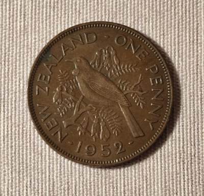 1952年新西兰一便士