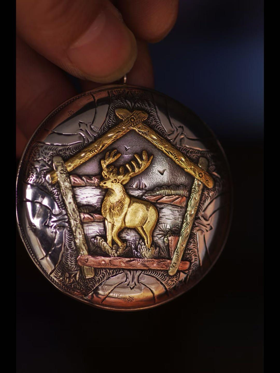 纳瓦霍三色金麋鹿