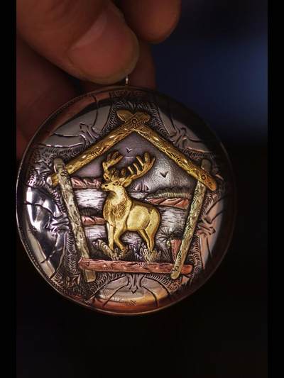 纳瓦霍三色金麋鹿