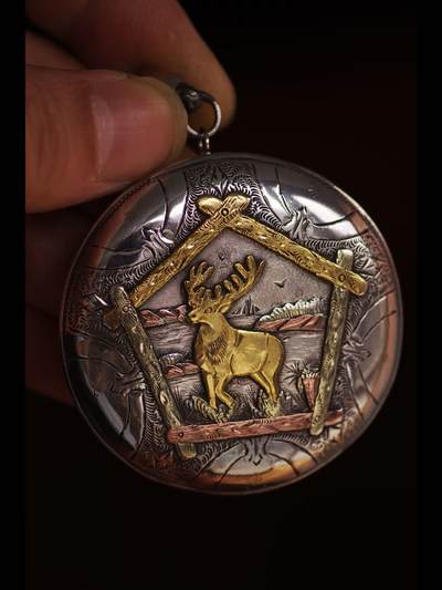 纳瓦霍三色金麋鹿