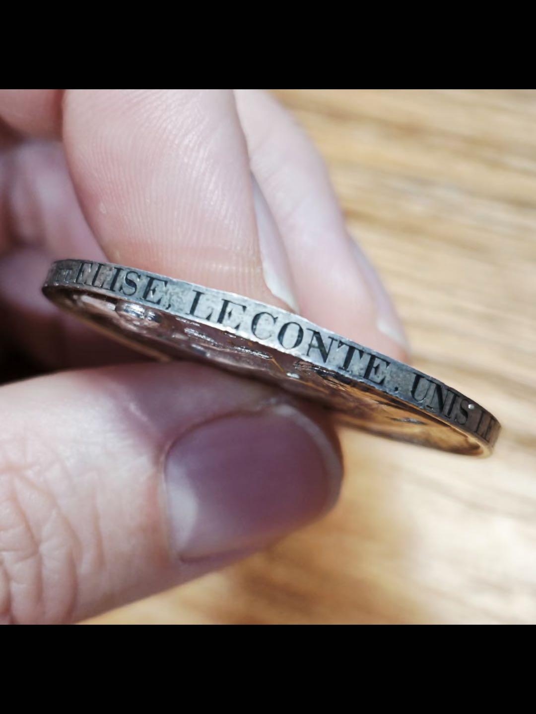 法国1864年结婚银章