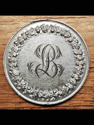 法国1864年结婚银章