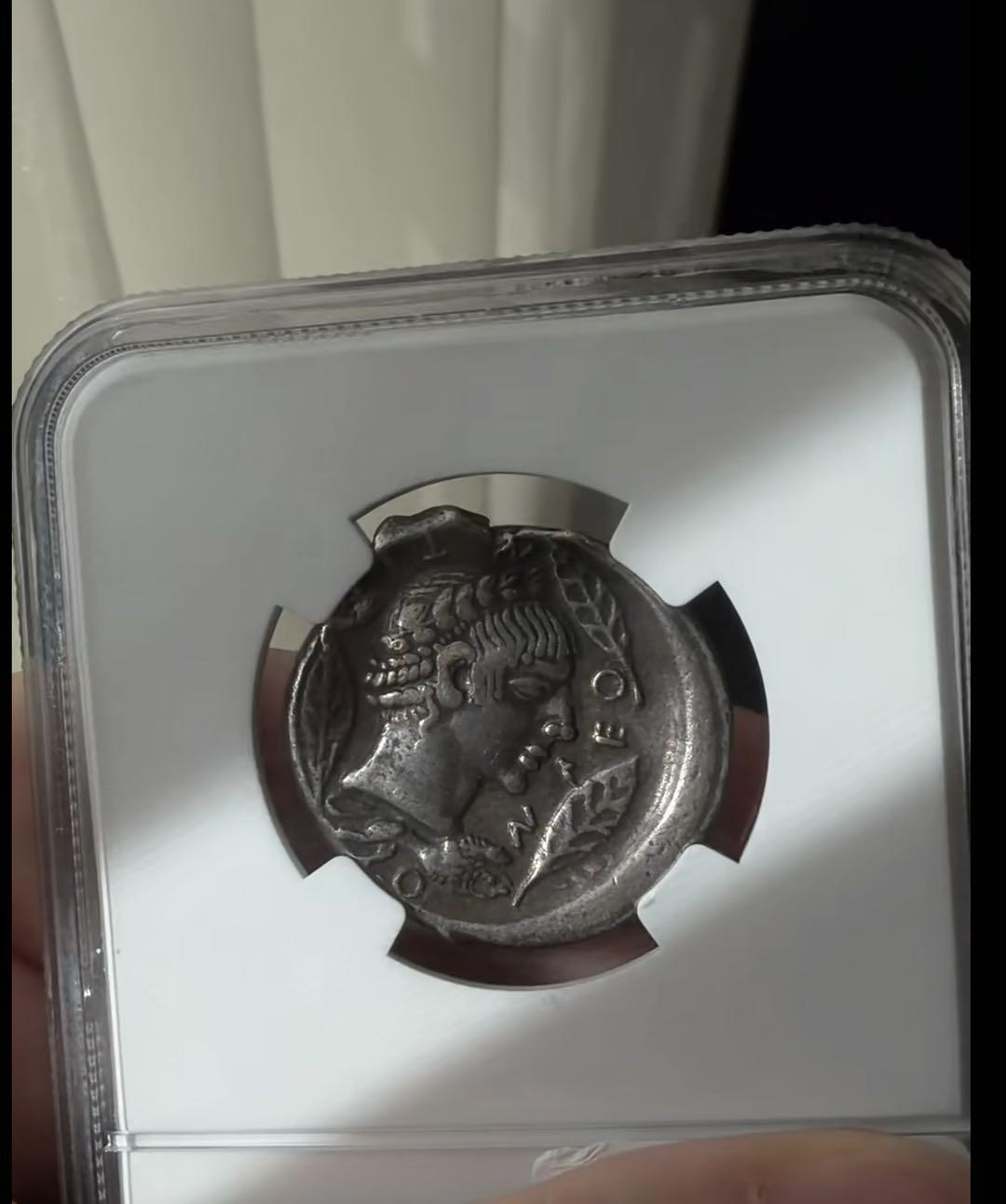 古希腊西西里四德拉克马银币